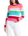 Wispr Multi Stripe Silk-blend Sweater In Multi