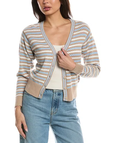 Wispr Pamilla Stripe Cardigan In Multi
