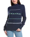 Wispr Parker Plait Silk-blend Sweater In Blue
