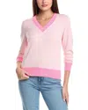 Wispr Plaited Trims Silk-blend Sweater In Pink