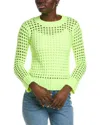 WISPR POINTELLE SILK-BLEND SWEATER