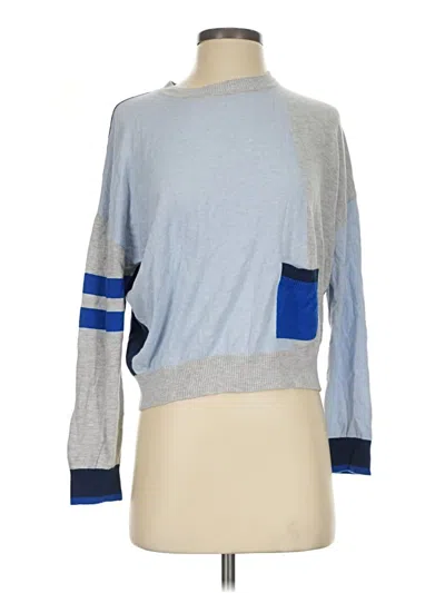 Pre-owned Wispr Pullover Sweater In Blue