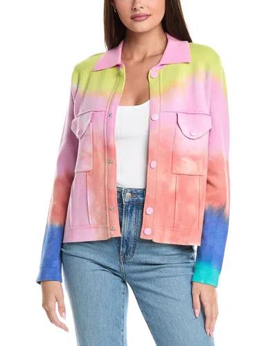 Wispr Rainbow Silk-blend Jacket In Multi