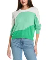 Wispr Riley Wave Silk-blend Sweater In Green