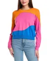 Wispr Riley Wave Silk-blend Sweater In Multi
