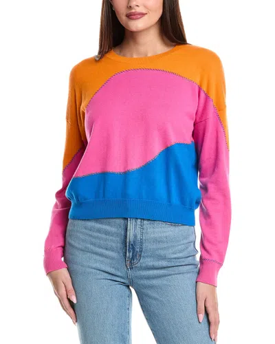WISPR RILEY WAVE SILK-BLEND SWEATER