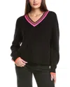 Wispr Rosie Silk-blend Sweater In Black