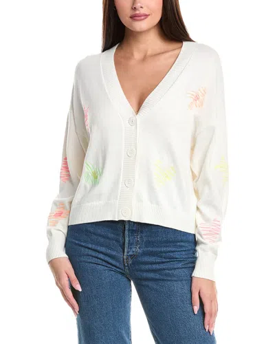 WISPR SKETCH EMBROIDERED SILK-BLEND CARDIGAN