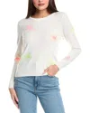 Wispr Sketch Embroidered Silk-blend Sweater In White