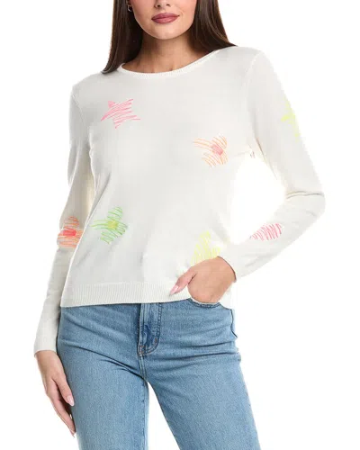 WISPR SKETCH EMBROIDERED SILK-BLEND SWEATER
