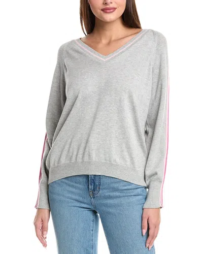 WISPR WISPR SPORTY STRIPE MINI SILK-BLEND SWEATER