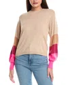 Wispr Star Back Silk-blend Sweater In Multi