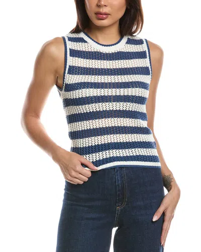 Wispr Stripe Pointelle Tank In Multi