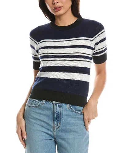 Wispr Texture Stripe T-shirt In Multi
