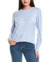 Wispr Textured Checkerboard Silk-blend Sweater In Blue