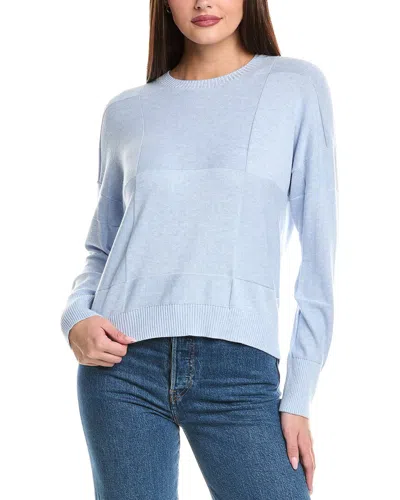 WISPR TEXTURED CHECKERBOARD SILK-BLEND SWEATER