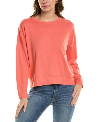 Wispr Victory Silk-blend Sweater In Orange