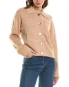 Wispr Winnie Silk-blend Shacket