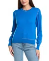 Wispr Winnie Silk-blend Sweater In Blue