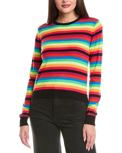 WISPR WINTER RAINBOW SILK-BLEND SWEATER