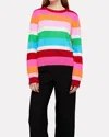 Wispr Multi Stripe Silk-blend Sweater In Multi