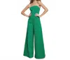 Wisteria Lane Off-shoulder Style Jumpsuit In Green In Green