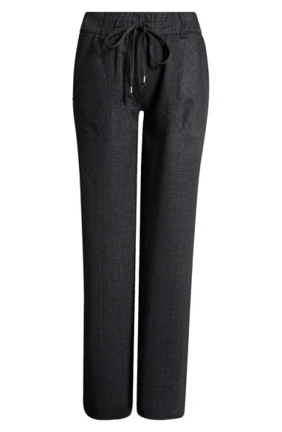 Wit & Wisdom 'ab'leisure Pull-on High Waist Wide Leg Ponte Pants In Navy Charcoal