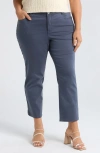 Wit & Wisdom 'ab'solution High Waist Ankle Straight Leg Pants In Shadow