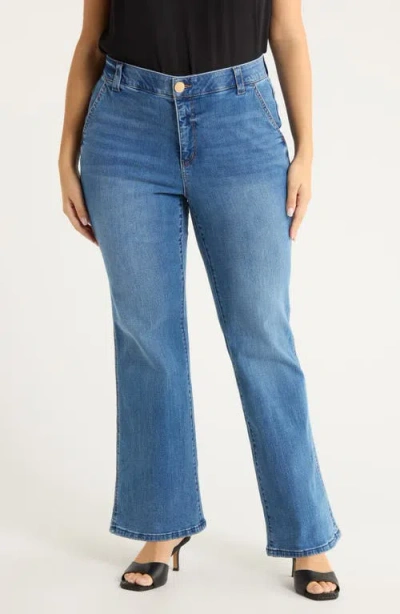 Wit & Wisdom 'ab'solution High Waist Bootcut Jeans In Blue