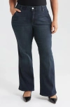 Wit & Wisdom 'ab'solution High Waist Bootcut Jeans In Dark Indigo Artisanal