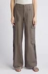 WIT & WISDOM WIT & WISDOM 'AB'SOLUTION HIGH WAIST COTTON BLEND CARGO PANTS