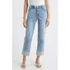 Wit & Wisdom 'ab'solution High Waist Cuff Hem Jeans In Multi