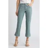 Wit & Wisdom 'ab'solution High Waist Double Hem Kick Flare Jeans In Dusty Slate
