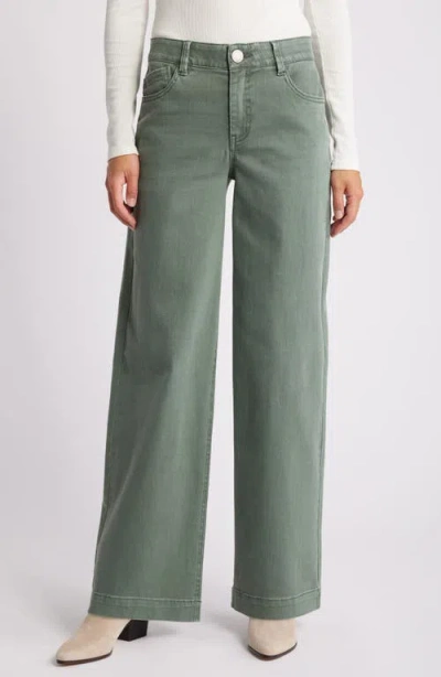 Wit & Wisdom 'ab'solution High Waist Wide Leg Jeans In Agave