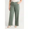 Wit & Wisdom 'ab'solution High Waist Wide Leg Jeans In Agave