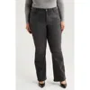 Wit & Wisdom 'ab'solution Out There High Waist Flare Leg Jeans In Black