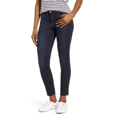 Wit & Wisdom Raw Hem Skinny Jeans In Blue