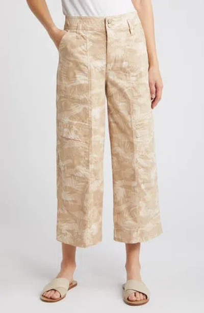 WIT & WISDOM WIT & WISDOM 'AB'SOLUTION SKYRISE CAMO CROP WIDE LEG PANTS