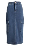 WIT & WISDOM WIT & WISDOM 'AB'SOLUTION SKYRISE DENIM CARGO SKIRT