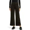 Wit & Wisdom 'ab'solution Skyrise Patch Pocket Wide Leg Pants In Cold Brew/black