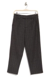 Wit & Wisdom 'ab'solution Skyrise Pleated Ankle Straight Leg Pants In Black