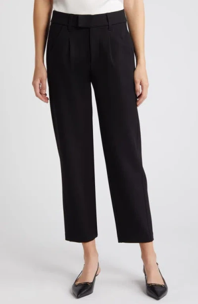 WIT & WISDOM WIT & WISDOM 'AB'SOLUTION SKYRISE PLEATED ANKLE STRAIGHT LEG PANTS