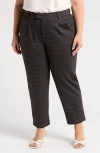 Wit & Wisdom 'ab'solution Skyrise Pleated Ankle Straight Leg Pants In Multi