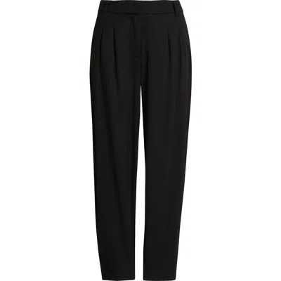 Wit & Wisdom 'ab'solution Skyrise Pleated Barrel Trousers In Black