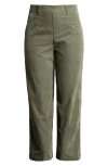 Wit & Wisdom 'ab'solution Skyrise Pull-on Wide Leg Twill Pants In Lily Pad