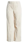 Wit & Wisdom 'ab'solution Skyrise Pull-on Wide Leg Twill Pants In Stone
