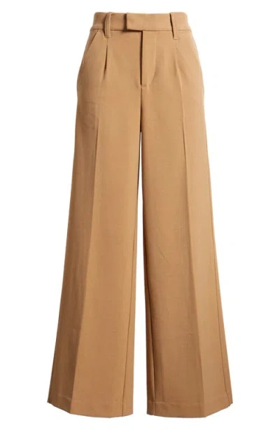 Wit & Wisdom 'ab'solution Skyrise Wide Leg Pants In Butter Toffee