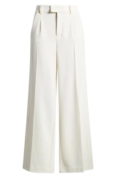 Wit & Wisdom 'ab'solution Skyrise Wide Leg Pants In Off White