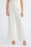 Wit & Wisdom 'ab'solution Skyrise Wide Leg Pants In White