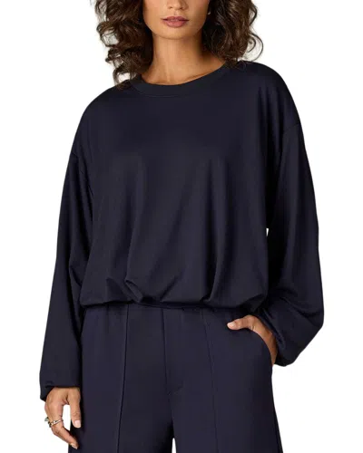 Wit & Wisdom Barrel Sleeve Pullover In Blue